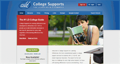 Desktop Screenshot of collegesupports.com